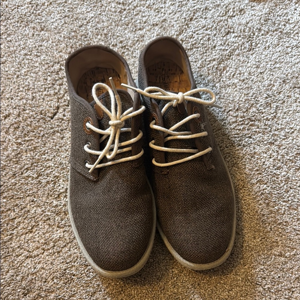 Men's Brown Croft&Borrow Dress Shoes - size 12